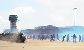 Diễn tập chống khủng bố cướp sân bay Buôn Ma Thuột 