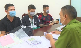 Ba đối tượng cho vay nặng lãi tại cơ quan điều tra