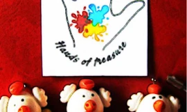 Giúp trẻ khuyết tật kiếm tiền từ rơm và đất sét