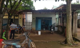 Hiện trường căn nhà nơi xảy ra vụ án mạng