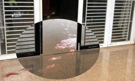 Vết máu còn vương vãi tại hiện trường