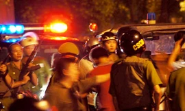 Cảnh sát vây ráp nhóm giang hồ Sài Gòn