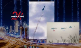 NHỊP SỐNG 24: Màn trình diễn trên không tại lễ tổng duyệt Triển lãm Quốc phòng quốc tế Việt Nam 2024