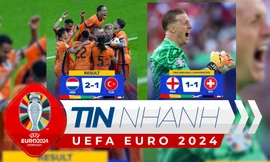 TIN NHANH EURO 2024: Đêm của những chiến thắng 'ngược dòng': Xác định 2 cặp đấu bán kết