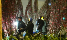 Chợ hoa Lạc Long Quân tấp nập kẻ bán người mua tận nửa đêm