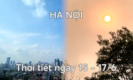 Giữa tháng 6 Hà Nội ngày nắng nóng, có nơi nắng gay gắt
