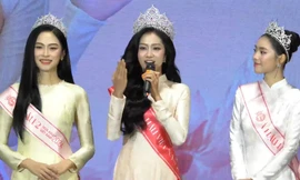 Hà Trúc Linh: 'Lần đầu Đại học Tài chính - Marketing có Hoa hậu Việt Nam'