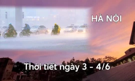 Mưa lớn giải nhiệt ở Hà Nội kéo dài bao lâu?