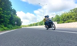 Ngắm tuyến đường băng qua rừng cao su nối Bình Dương với Tây Ninh vừa lên 6 làn