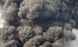 ‘Bà hỏa’ thiêu rụi công ty mút xốp ngày đầu năm