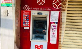 Loạt cây ATM ở Bình Dương bị kẻ gian đập phá