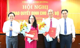 Bình Dương trao quyết định bổ nhiệm cán bộ chủ chốt