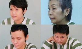 Các bị cáo Hà, Hoa, Thảo, Huyền