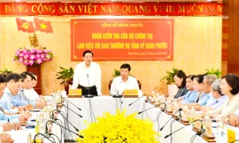 Công bố quyết định kiểm tra của Bộ Chính trị với Ban Thường vụ Tỉnh ủy Bình Phước