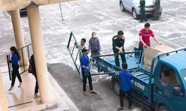 Tuổi trẻ khu vực biên giới dọn khu cách ly đón kiều bào