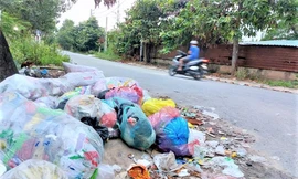 Ám ảnh rác thải tràn đường ở Bình Dương
