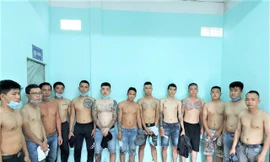 Các đối tượng bị tạm giữ