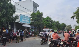 Phát hiện thi thể phụ nữ bị cứa cổ trong phòng trọ ở Bình Dương