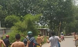 Bị dân vây bắt, tên trộm nổ súng hòng thoát thân