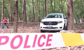 Phát hiện xe ô tô của giám đốc sát hại nữ kế toán ở vườn cao su