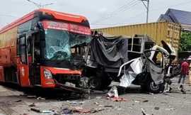Vụ tai nạn liên hoàn làm 4 người thương vong ở Bình Phước: Bắt tài xế xe container