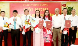 Tỉnh ủy Bình Dương trao các quyết định về công tác nhân sự