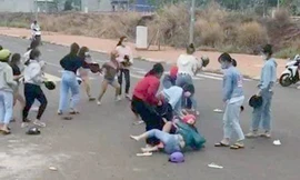 Công an điều tra vụ hơn chục nữ sinh hỗn chiến ngay gần trường THPT