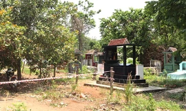 Phát hiện thi thể người đàn ông chết bất thường dưới gốc cây trong nghĩa trang