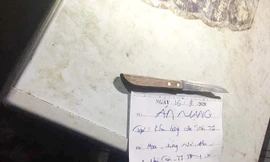 Tang vật gây án (Ảnh: Công an cung cấp)