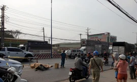 Trên đường đi làm bảo hiểm, hai anh em thương vong dưới bánh xe tải