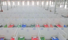 Hai bệnh viện dã chiến hơn 8.000 giường ở Bình Dương chính thức hoạt động