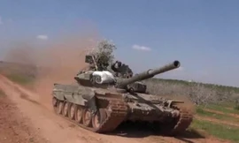 Xe tăng T-90 của Nga. Nguồn: almasdarnews.