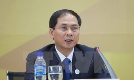 Thứ trưởng Thường trực Bộ Ngoại giao Bùi Thanh Sơn. (Ảnh: TTXVN).