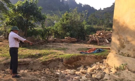 Mưa lũ tàn phá nhiều địa phương tại Thanh Hóa.