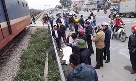 Hiện trường vụ tai nạn.