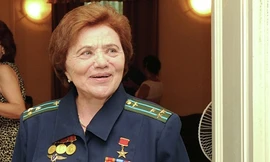 Bà Marina Popovich, người được đặt biệt danh là "Quý bà MiG". Ảnh: RT. 