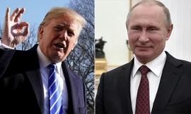 Tổng thống Nga Vladimir Putin (phải) và Tổng thống Mỹ Donald Trump. Ảnh: Reuters.