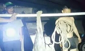 Phát hiện 2 quả đạn pháo dưới chân cầu