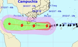Hai đặc điểm đáng chú ý của bão số 16 - Tembin