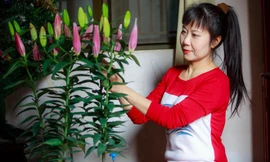 Trở về sau sân khấu Hương tươi lại là một người bình thường với cuộc sống êm đềm bên các con.