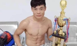 Võ sĩ Hàn Phi Long. Ảnh: Sina.