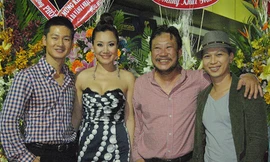 Sao tụ họp mừng Lê Quang mở quán