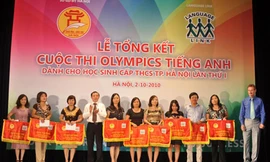 Đạt giải Olympic tiếng Anh sẽ được cộng điểm vào lớp 10