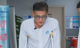 MC Thanh Bạch ngã xuống hố sâu 3 m