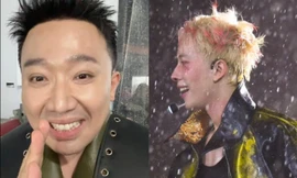 Mưa lớn đổ xuống show Anh trai ở Mỹ Đình, Trấn Thành phản ứng: 'Mưa tan nát, giống lũ lụt vậy'