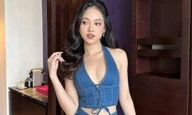 Á hậu Việt Nam 2022 Trịnh Thùy Linh làm giám khảo ở tuổi 21