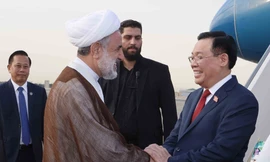 Chủ tịch Quốc hội đến thủ đô Tehran, bắt đầu thăm chính thức Iran