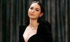 Mỹ nhân đẹp nhất Philippines diện váy xẻ sâu