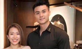 Người mẫu Vĩnh Thụy và bạn gái cưới 