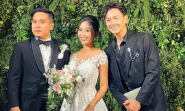 Ngô Kiến Huy chạy show đám cưới Diệu Nhi và Liêu Hà Trinh